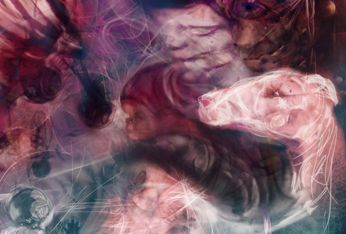 digital painting hoploid apophenia ILLUSTRATION  art