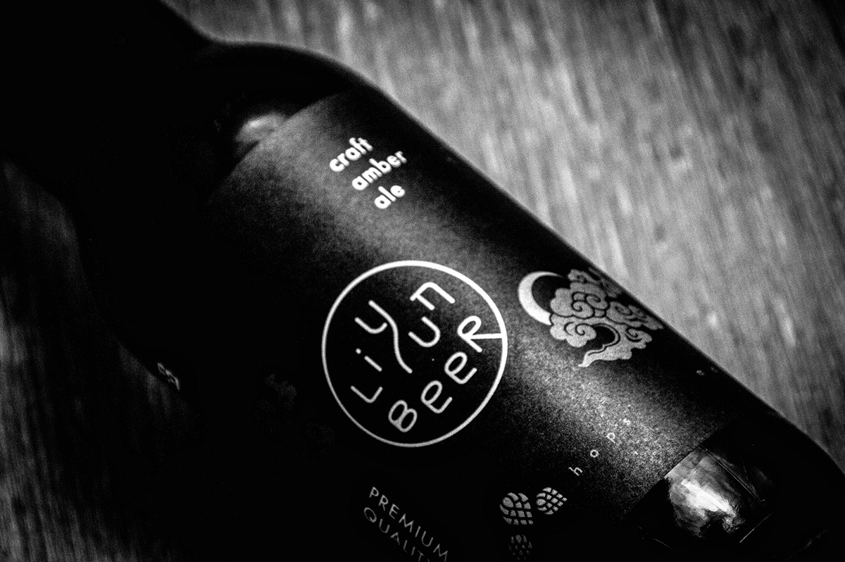 art direction  branding  package beer kanji typography   taiwan print