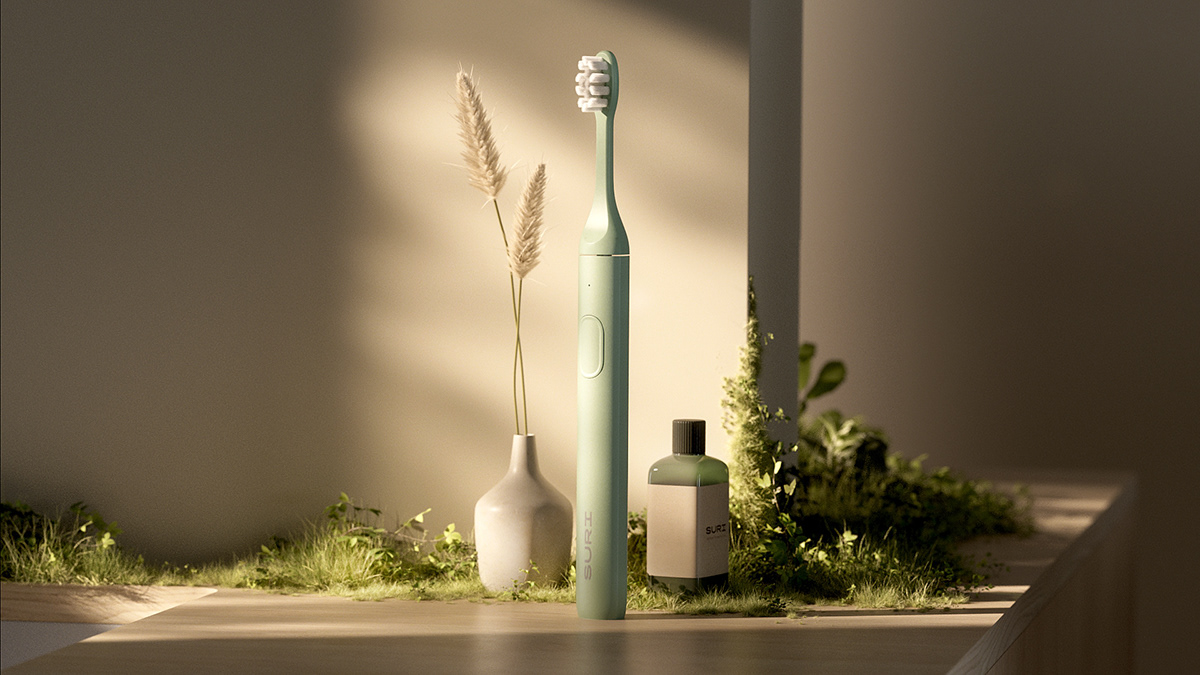 3D motion design recycling Sustainability toothbrush c4d redshift after effects Lindborg