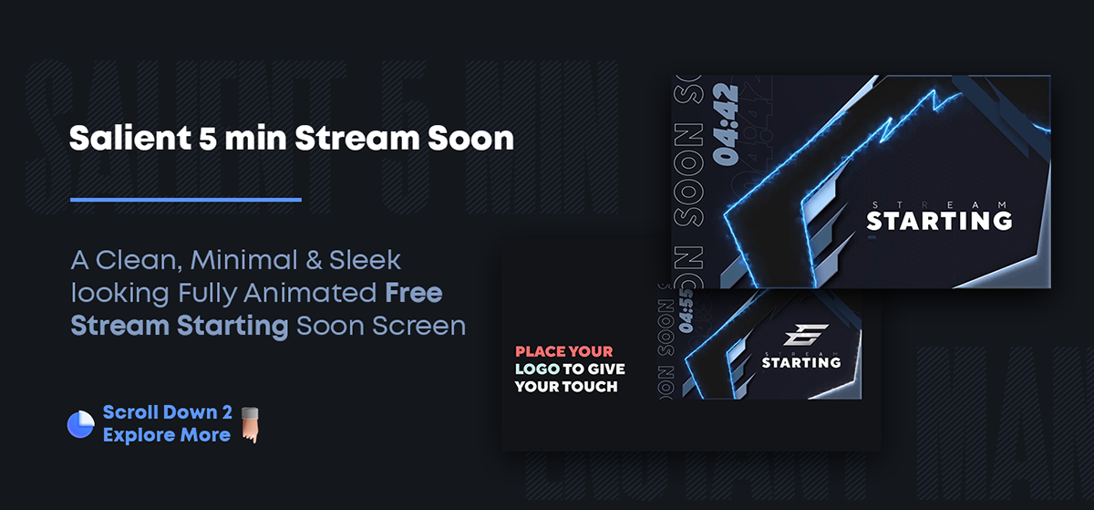 animated stream screen free Starting Soon free Starting Soon Screen Gaming Starting Soon starting soon screen stream stream overlay Streaming Twitch