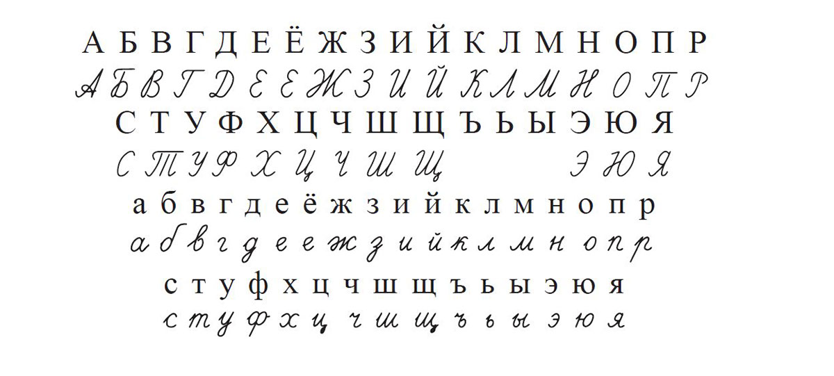 russian Cyrillic Typeface font cursive print bridge conceptual