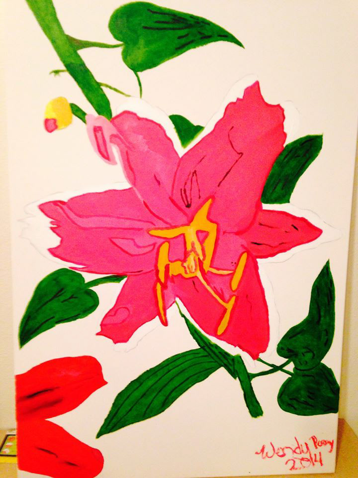 Lilies oil paints Creativity