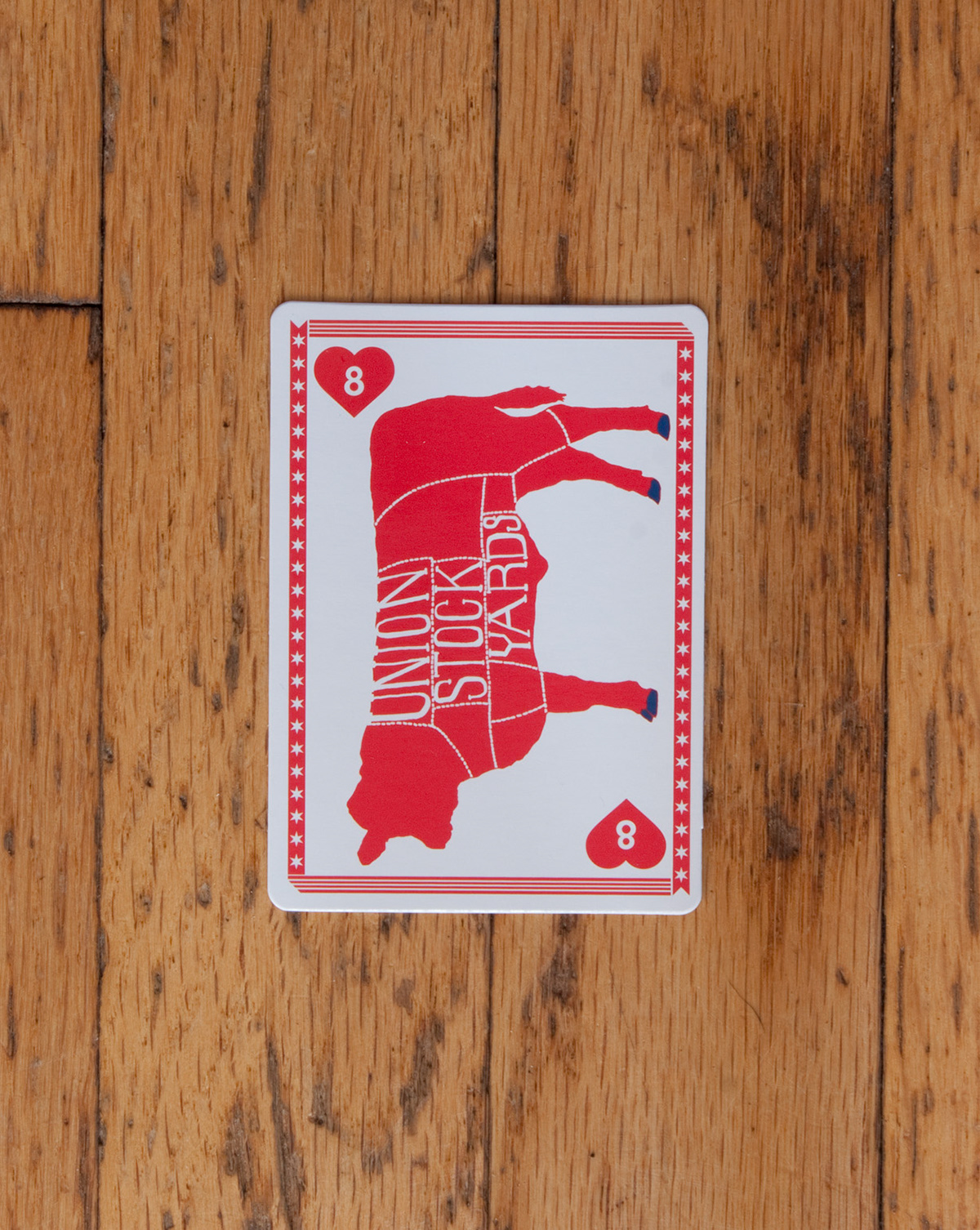 http://www.dblblnd.com/ screen printing posters chicago Playing Cards