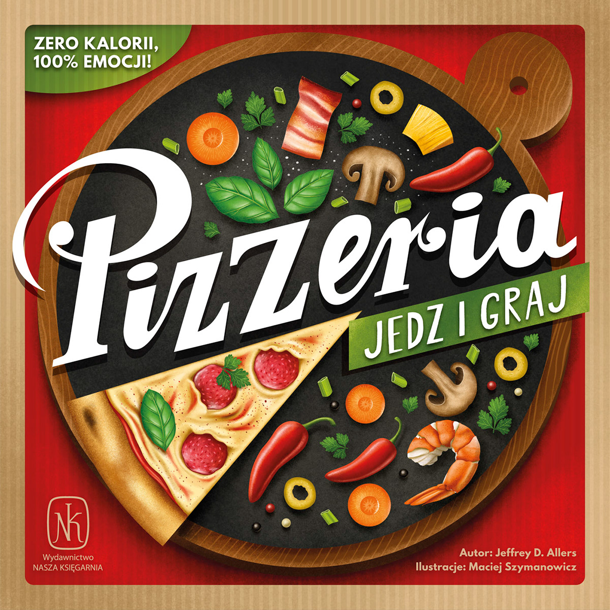 board game Digital Art  Food  ILLUSTRATION  Pizza