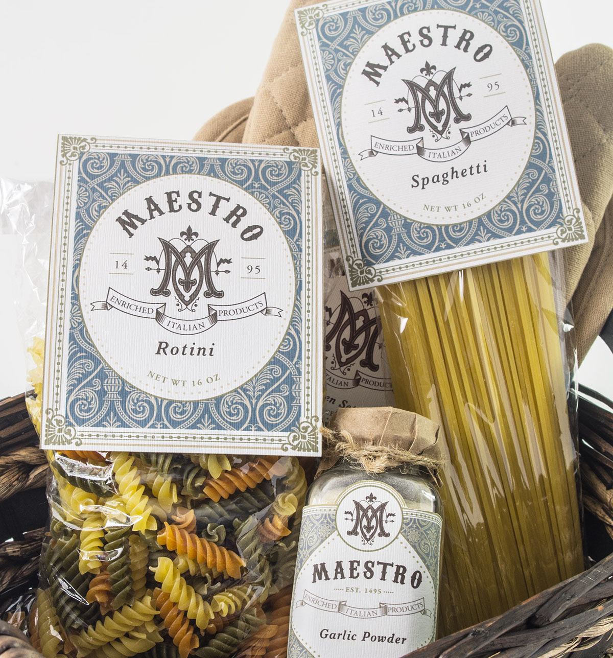maestro deli Deli Packaging spaghetti italian Food  Pasta sauce Renaissance High End
