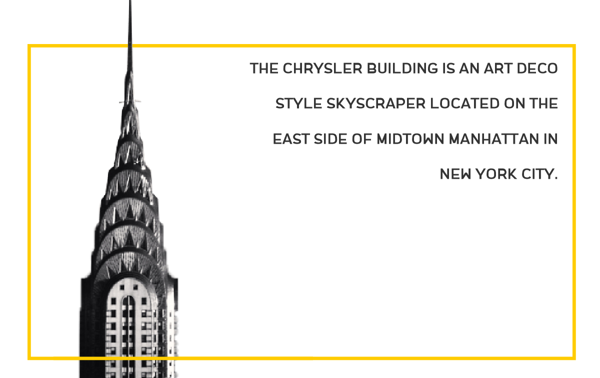 chrysler art deco Empire State building