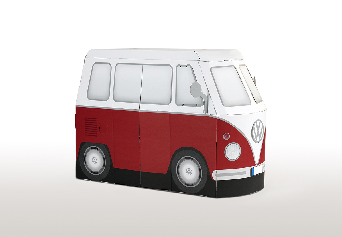 Kickpack Kampini mangodesign toy VW volkswagen T1 Bus toy design 