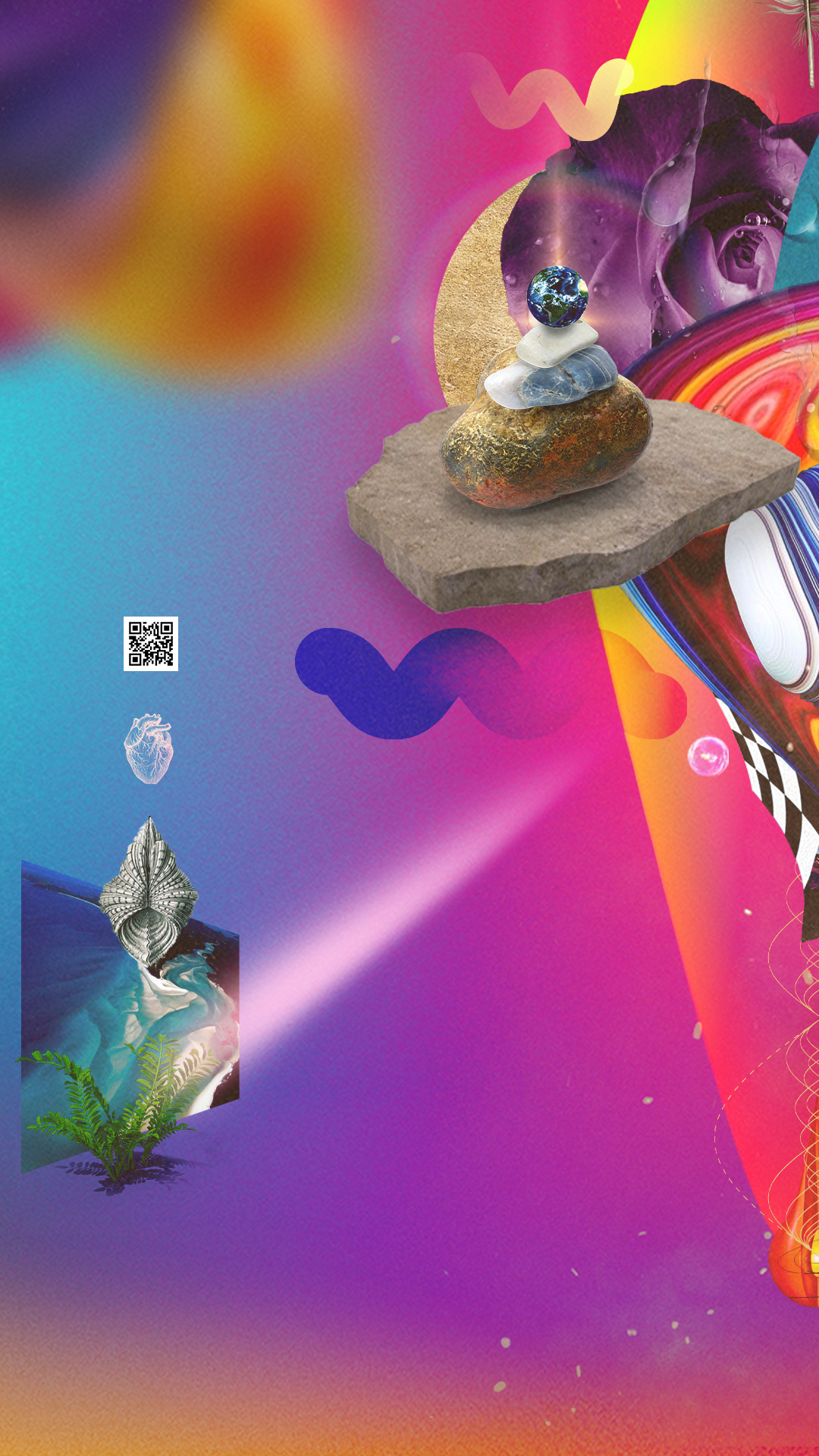 Awakening ayahuasca collage Digital Art  visionary art
