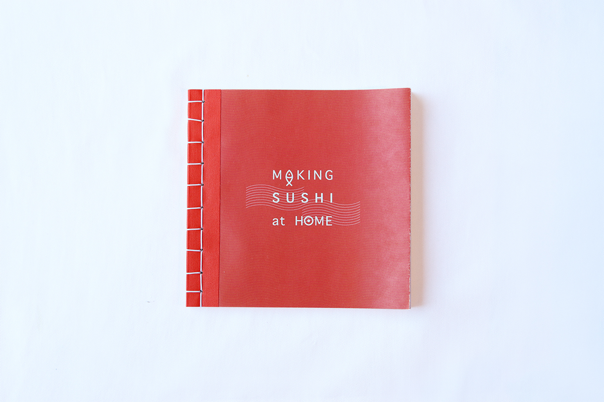 cookbook Icon Sushi book design japanese binding