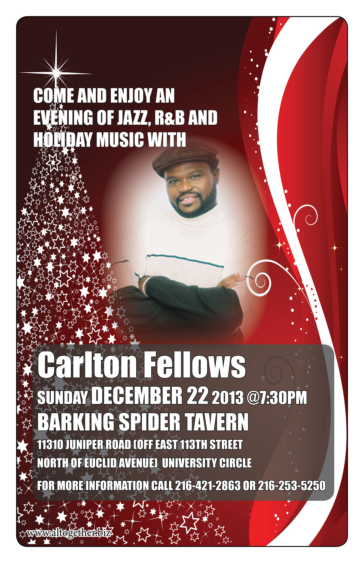 Carlton Fellows concert flyer