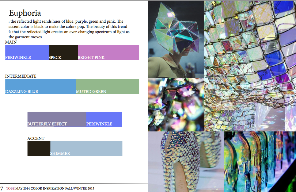 fashion marketing fashion management Tobe Report color inspiration