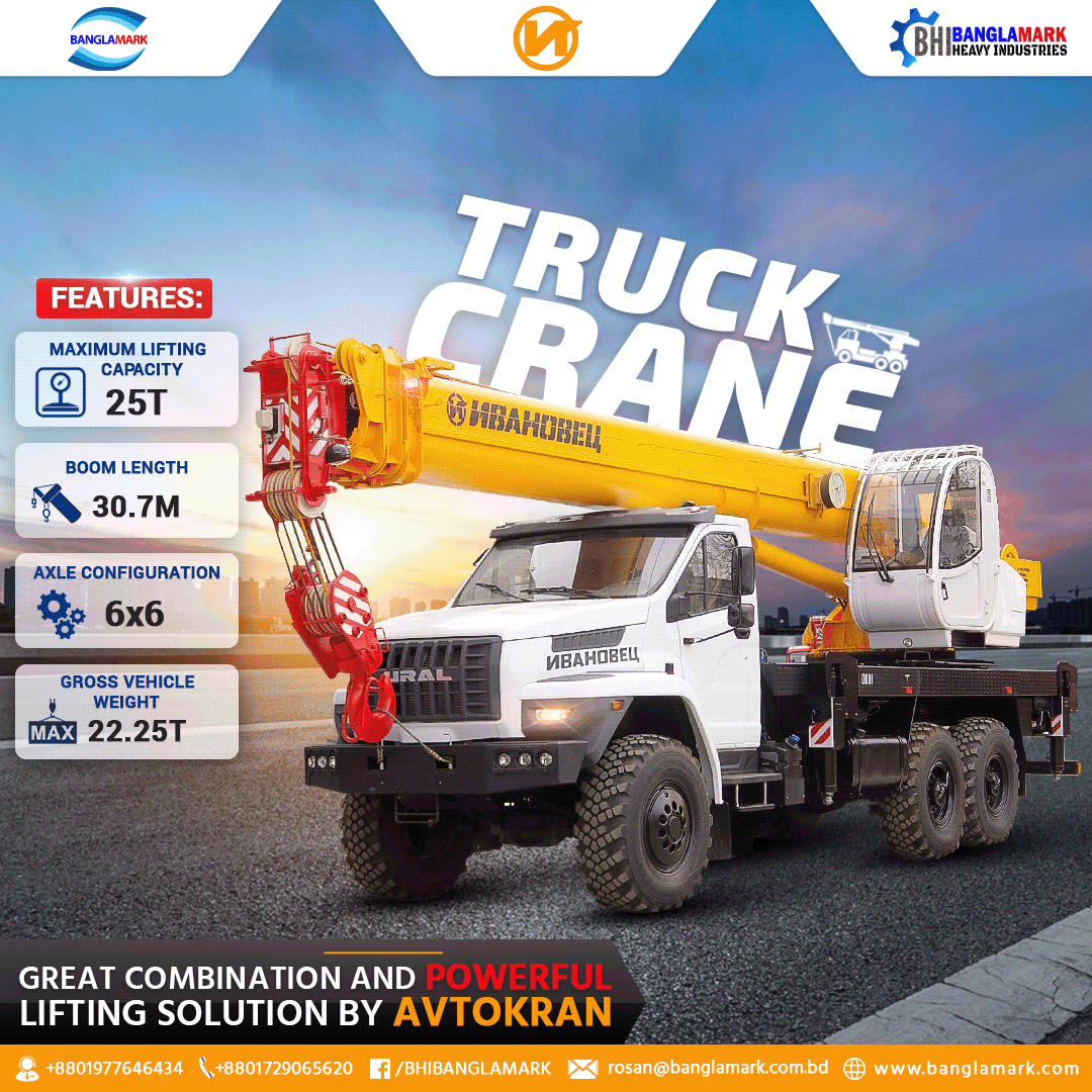 AVTOKRAN construction design equepment facebook post Heavy Equipment industrial Truck truck crane MARKSAN