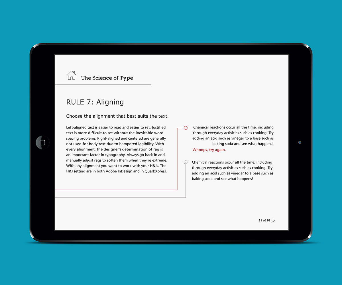 typographic rule book rules of typography binding publication E-PUB iPad