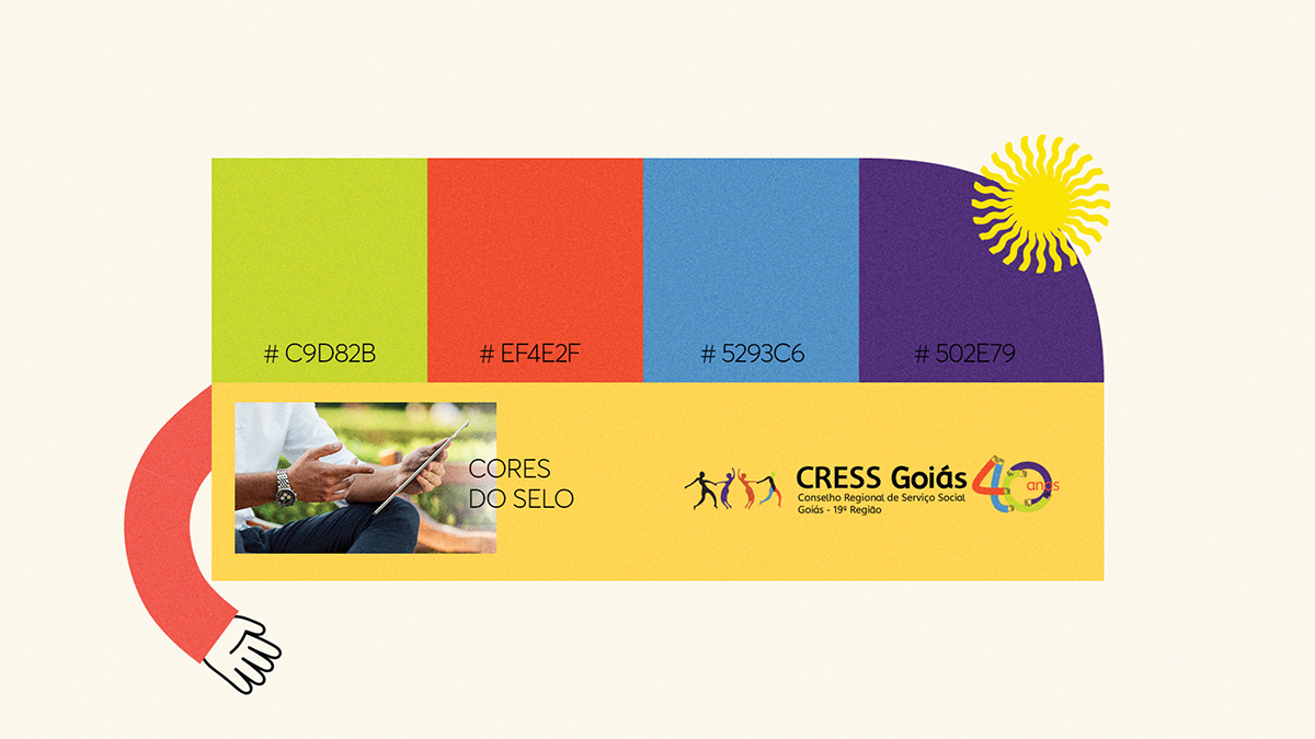 Goiás Selo identidade visual Direção de arte design publicidad Fotografia varejo logo Cress