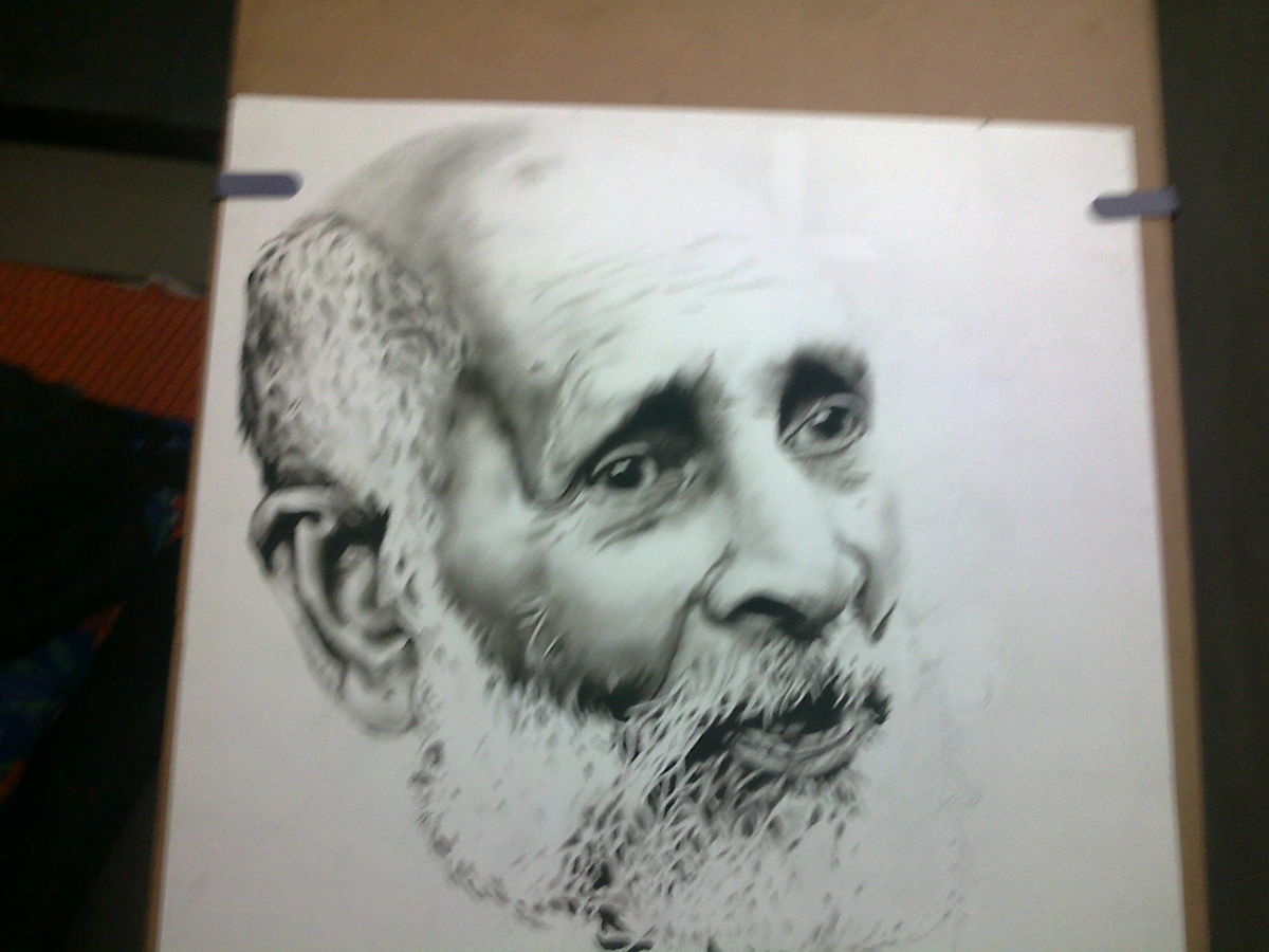 Charcoal Painting