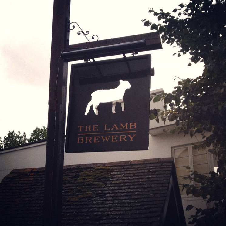 The Lamb Brewery identity pub Beer Pumps