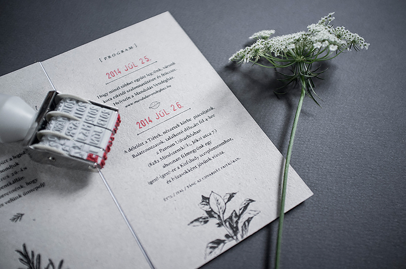 wedding zsofidobos Basil rosemary Invitation Card herbs