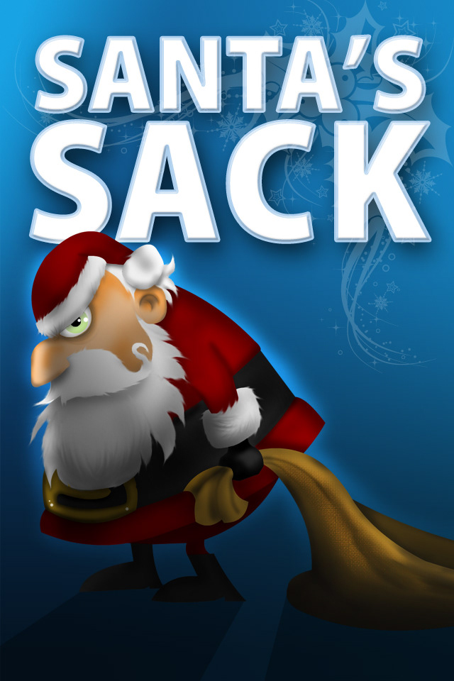 santas sack Christmas elf Presents iphone app interaction