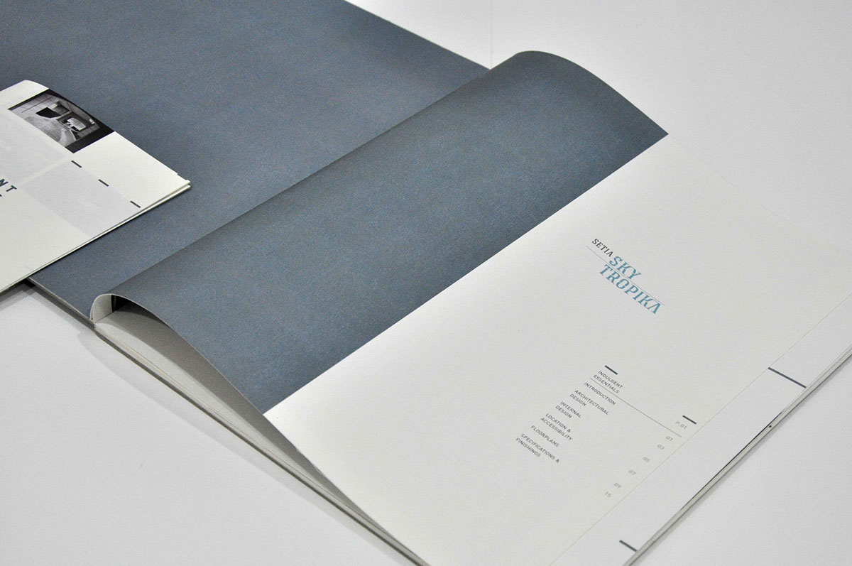 Setia Sky Tropika Corporate Brochure brochure Derrick Li Hua publication editorial cover design Property brochure Layout