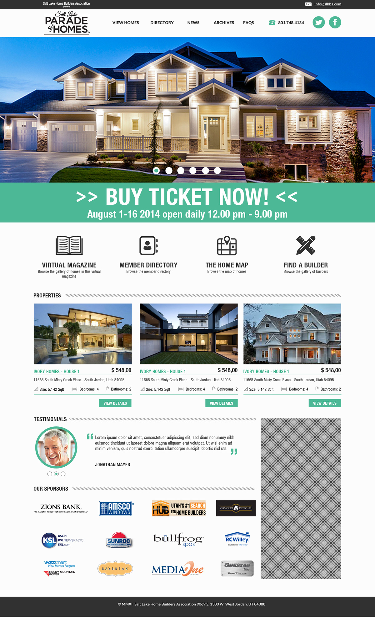 real estate Web Webdesign hp homepage flat home house