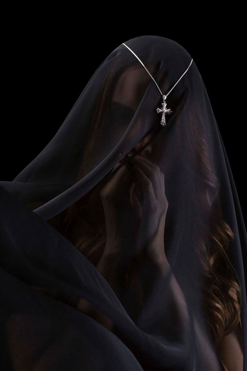 model dark Shadows crucifix virgin Mary praying monterrey mexico nation