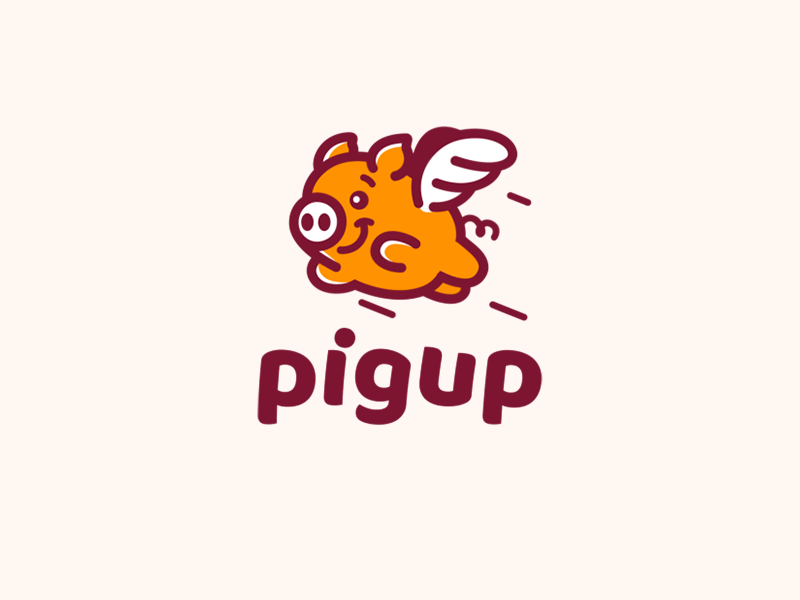 Animované logo pigup.