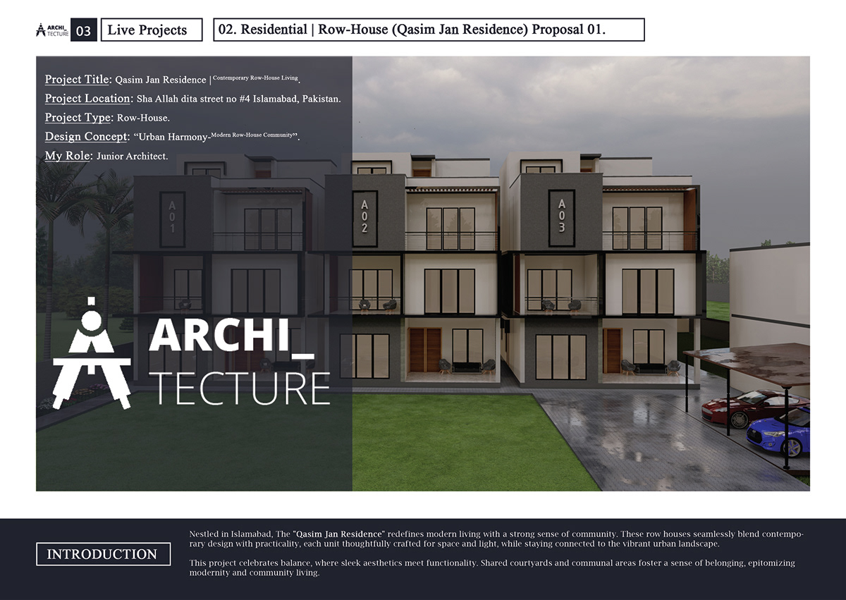architecture architectural design visualization 3D Render modern exterior residential house contemporary