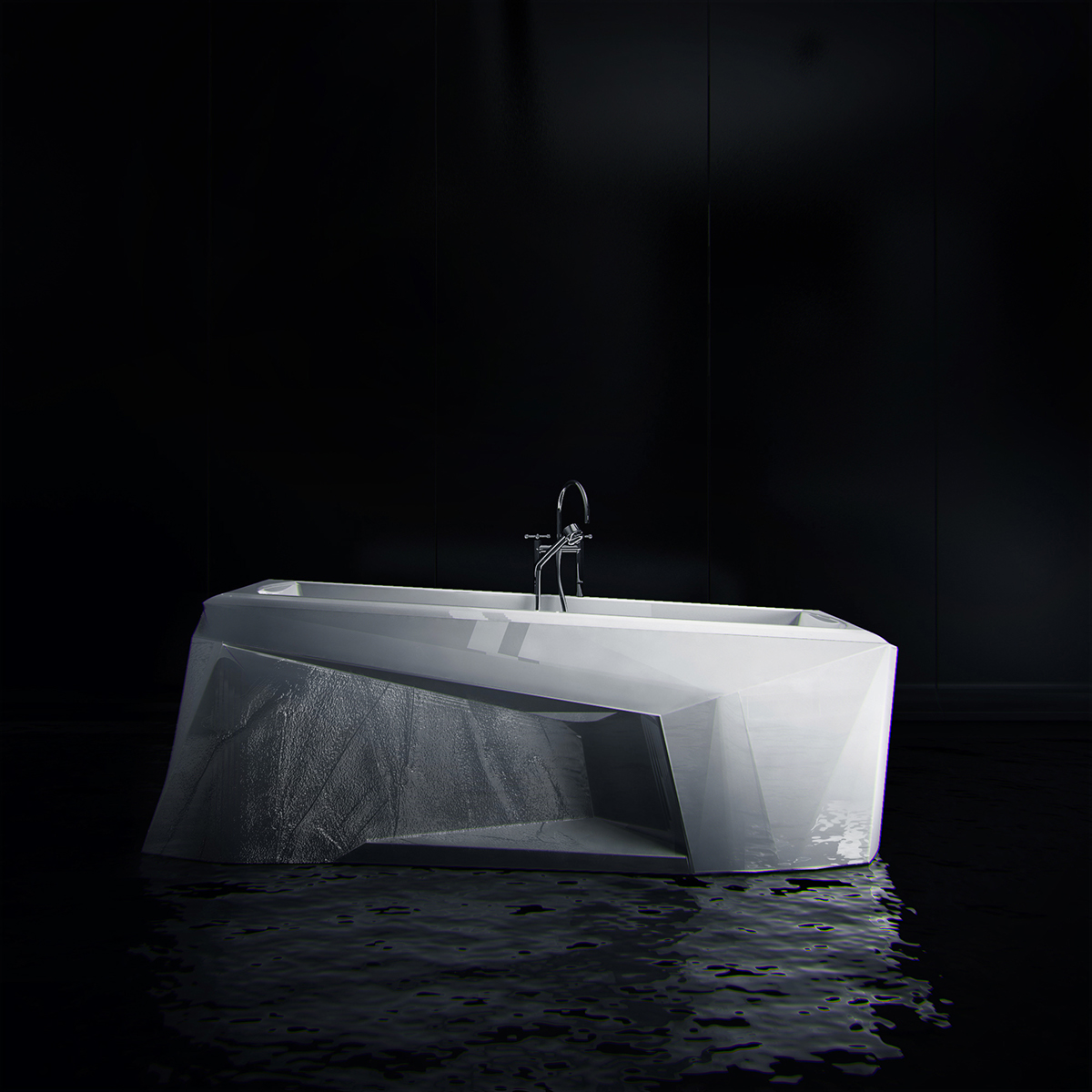 bath ice iceberg bathroom eco KO+KO concept