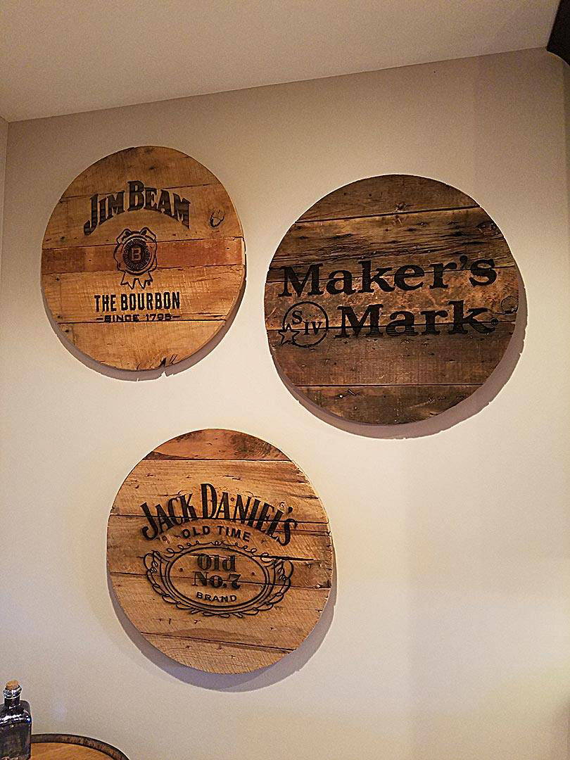 wood reclaimed signs art