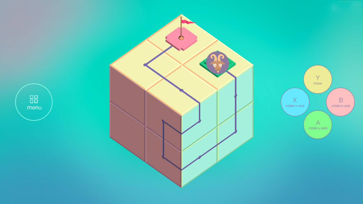 TOJam Games game graphics rubik's cube puzzle goat
