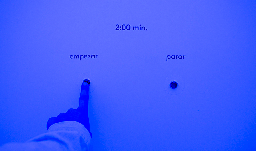 sinestesia Art Gallery  Art Installation immersive installation synesthesia Arduino countdown time notion time perception wait espera experiment infographic participatory col·lec