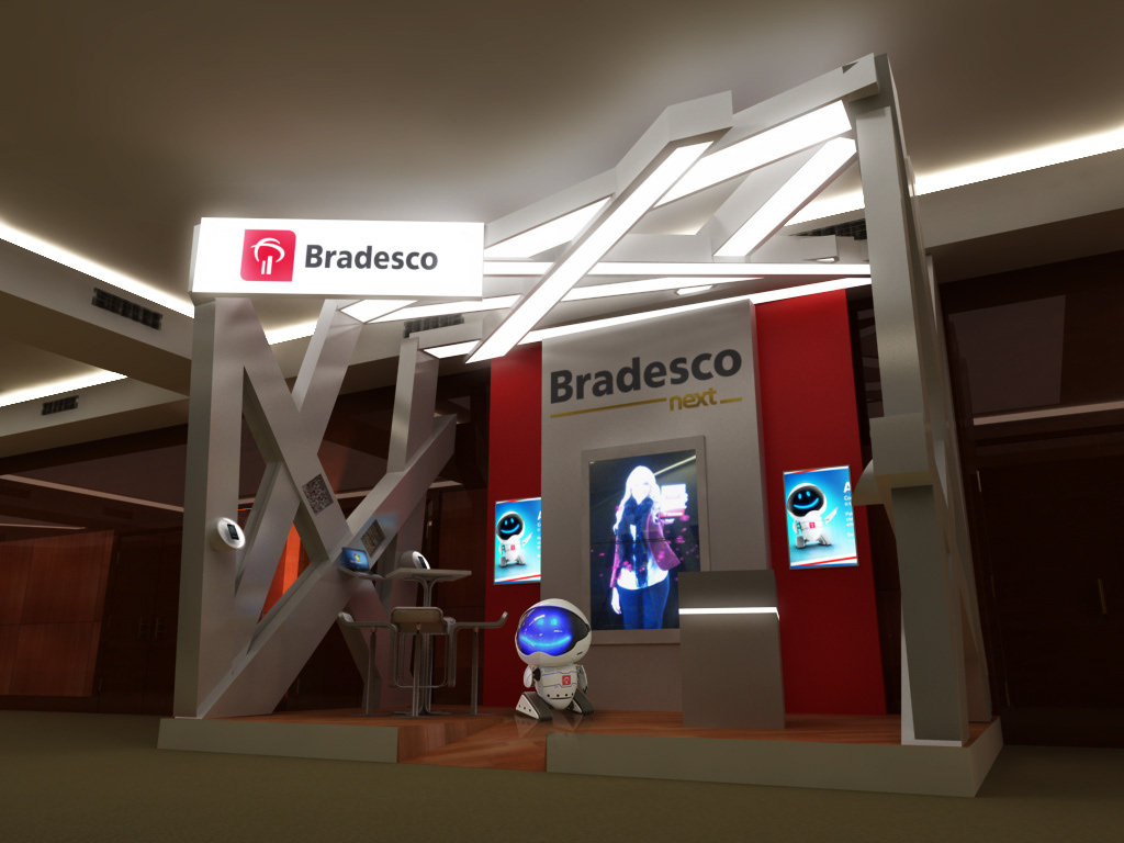 Bradesco infotrends 3D Ilustração next