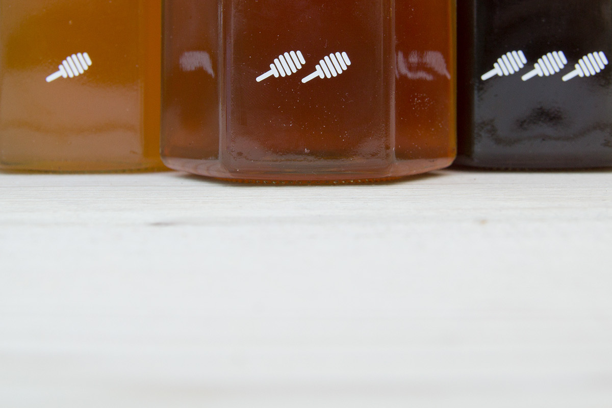 honey Corporate Design Packaging packaging design Natural Product family business logo wood Honig Manufaktur