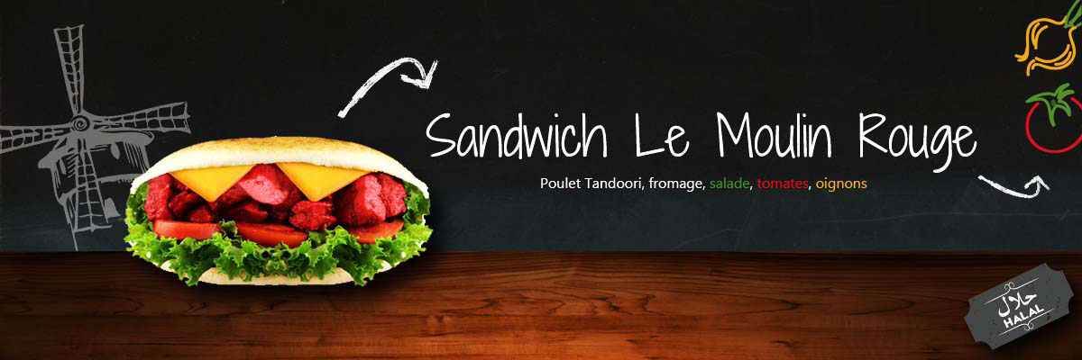 menu restaurant Website Layout sandwich banners ad