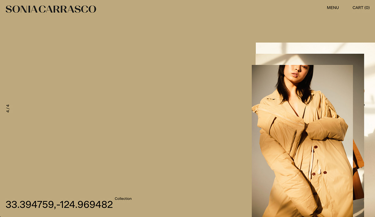 Fashion  sonia carrasco visual identity Minimalism beausite classic beausite grand womenswear branding 