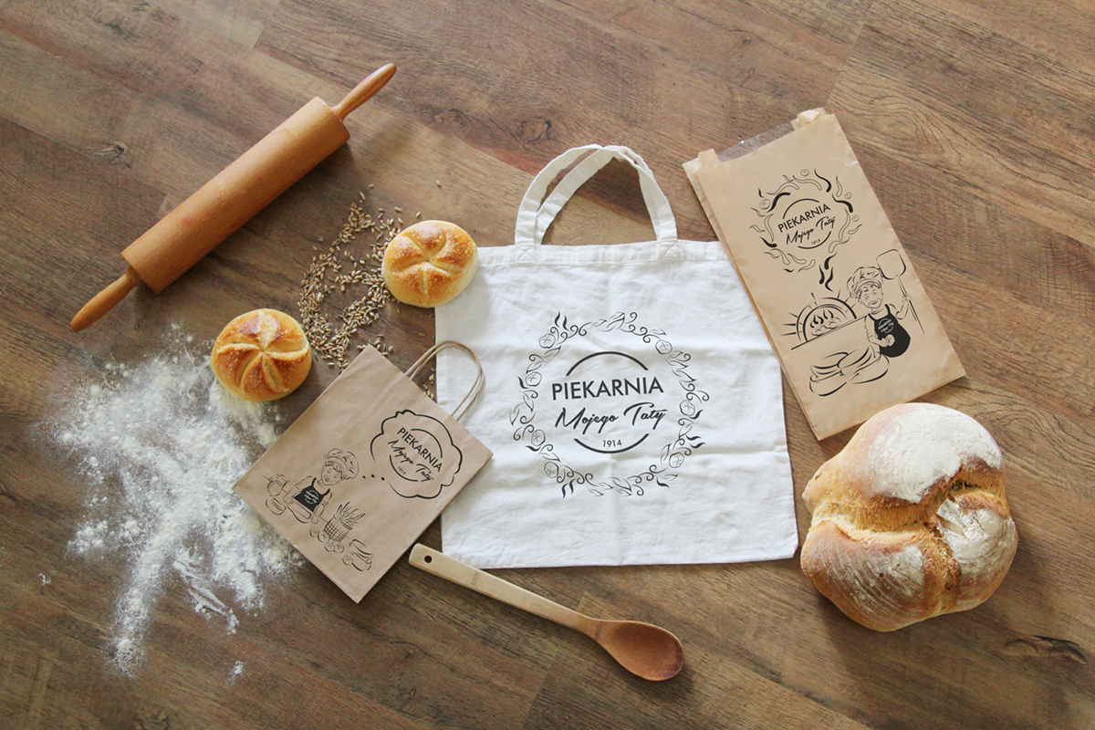 bakery bread daddy family business piekarnia rebranding