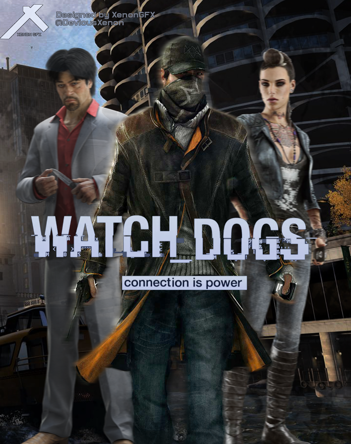 watch dogs watch dog dogs The Game game poster Boxart XBOX 360 gameconsole Gaming
