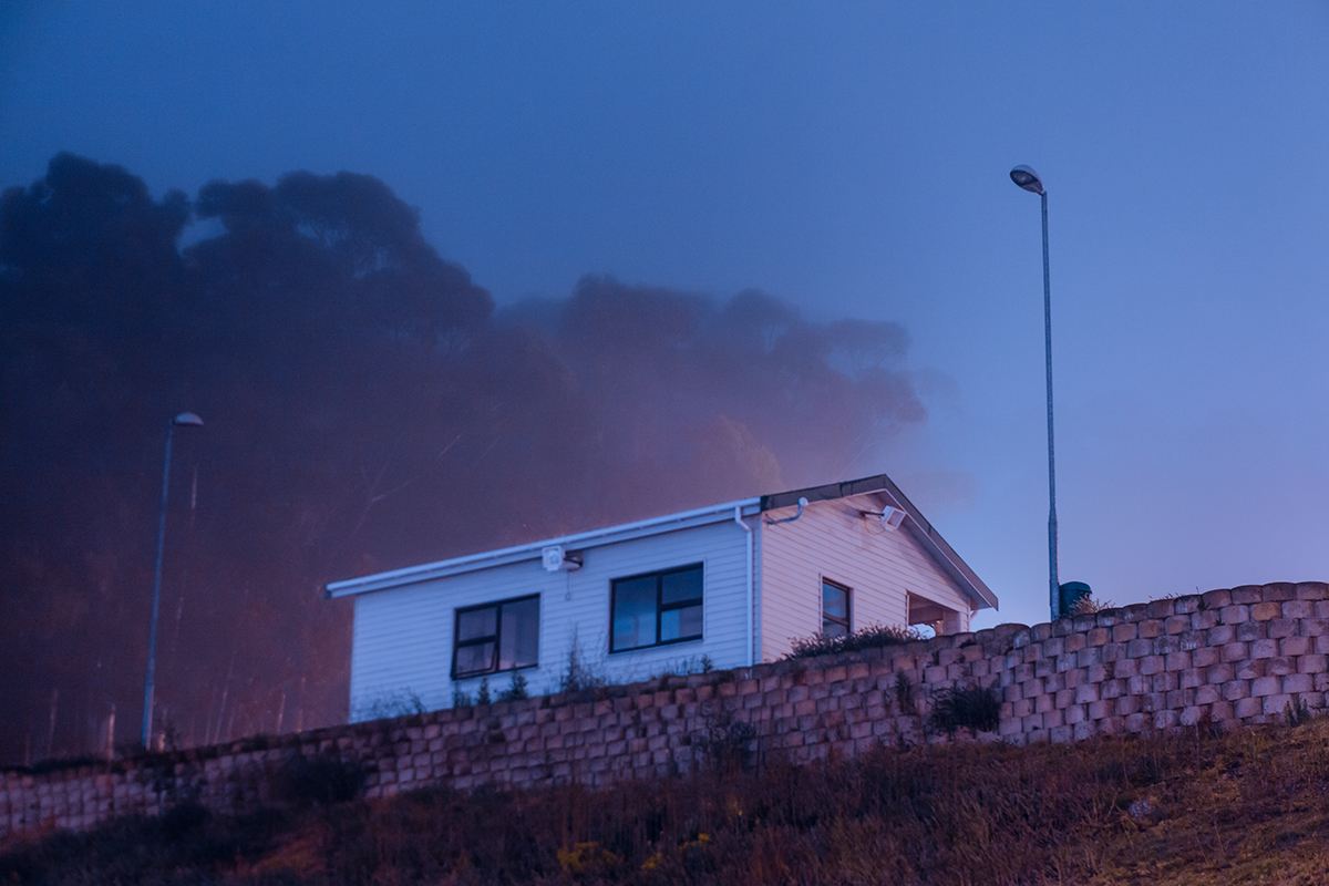 night photography lights fog mist night long exposure cape town Nature surreal