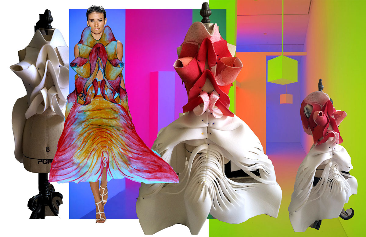 process-book design textile styling  Fashion-Photoshoot art-directory