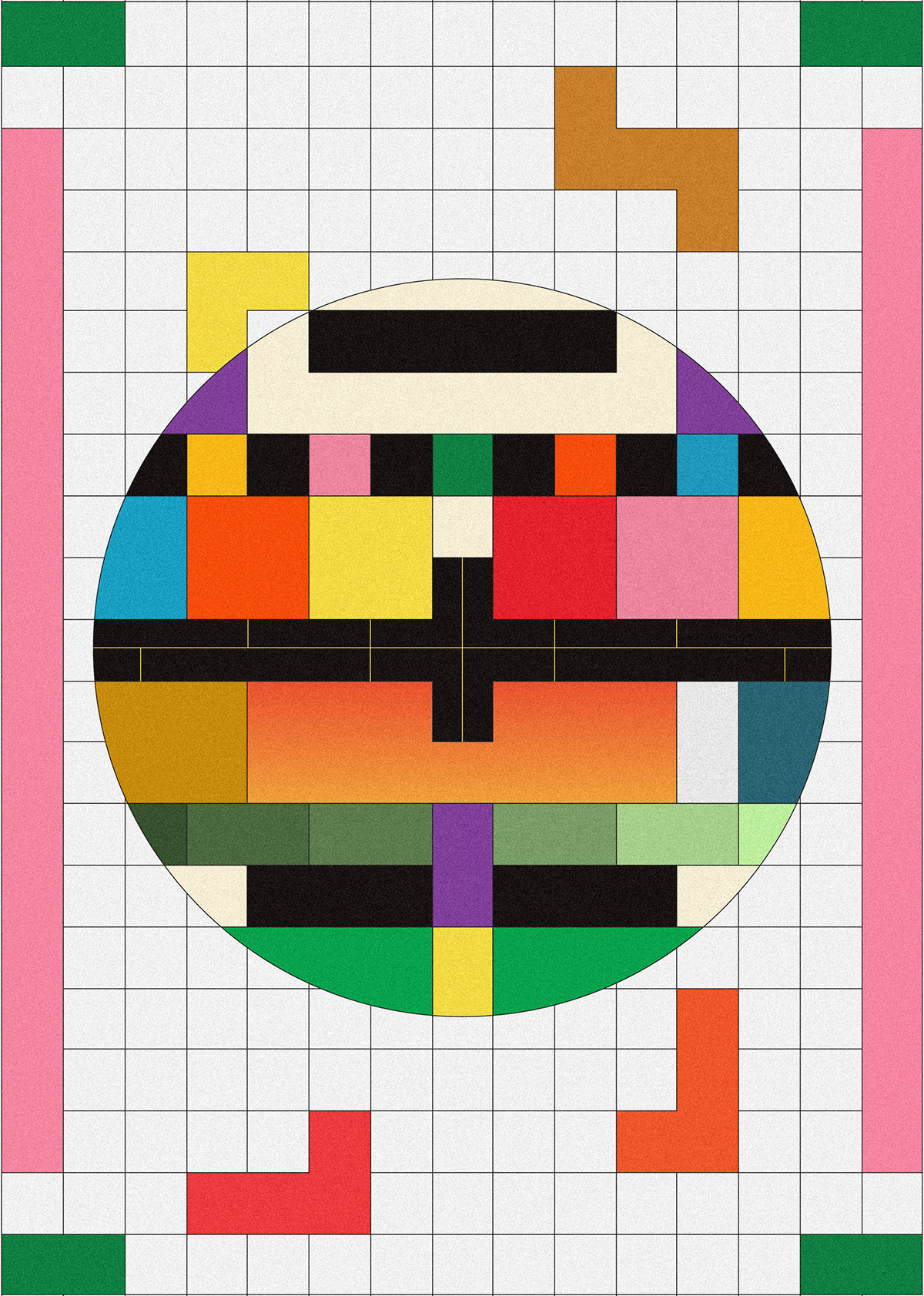 abstract color minimal poster adobe illustrator visual identity logos identity