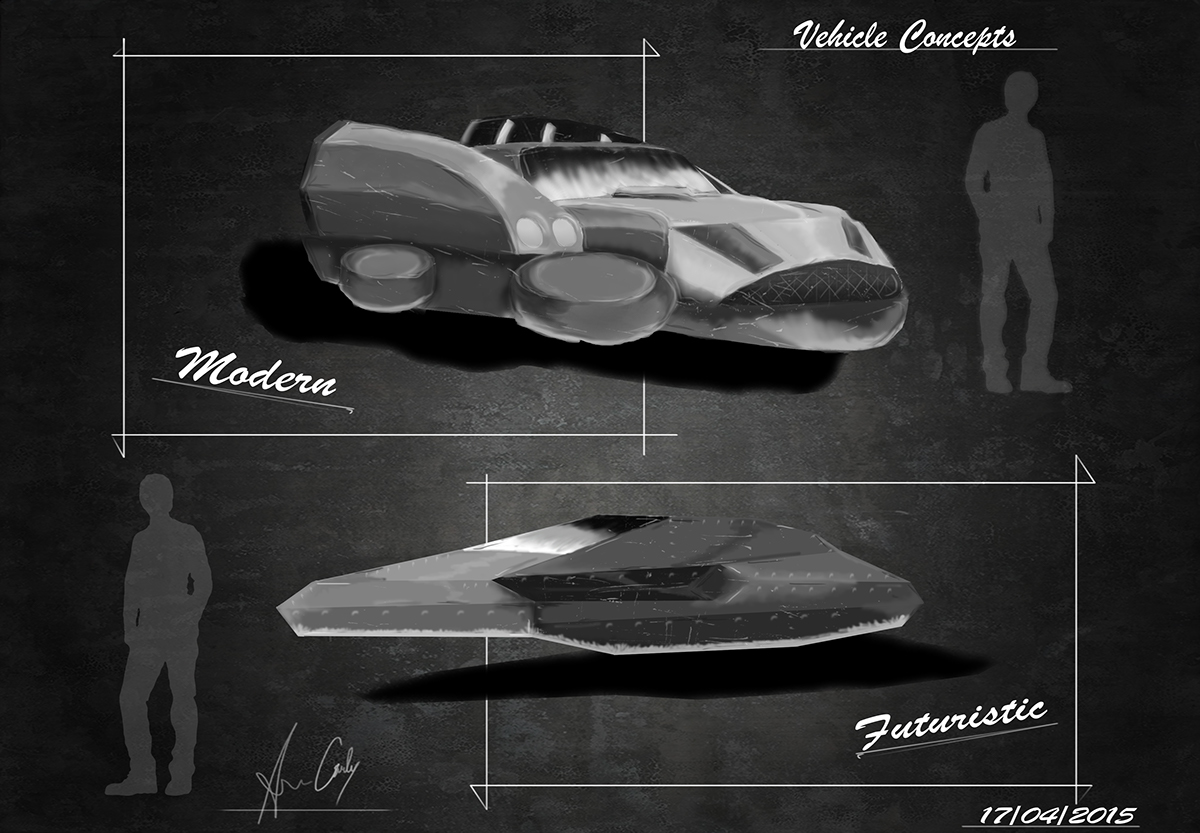 vehicle concept drawing future