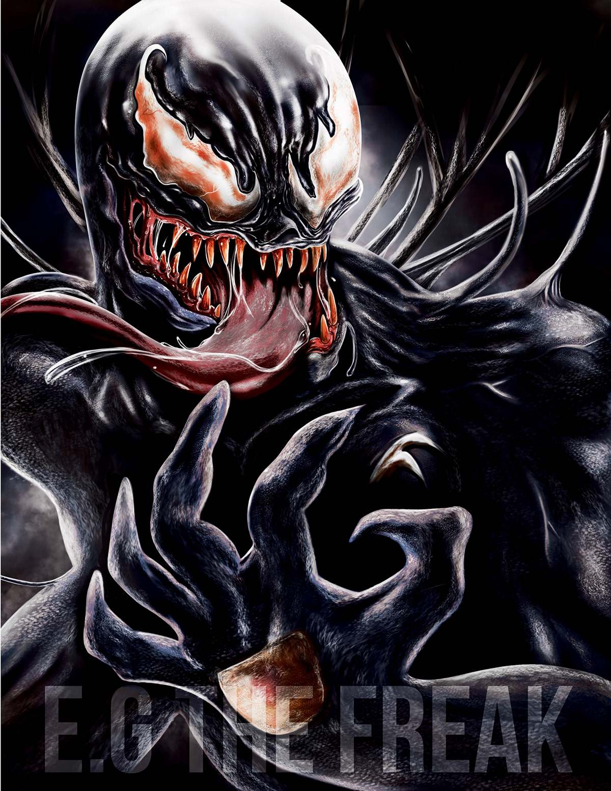venom The Freak comic spiderman