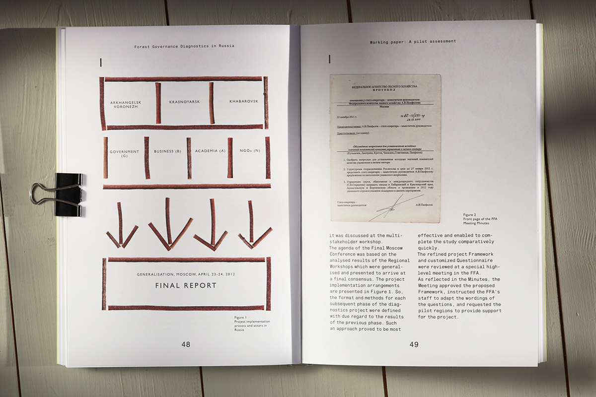 infographics data visualization book forest report Russia United Nations