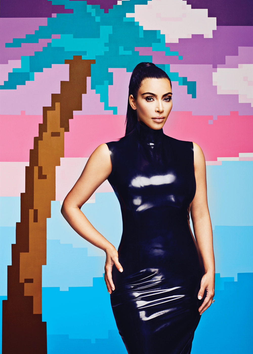 Kim Kardashian kimmie k kim kardashian hollywood Adweek editorial work sets 8-bit digital vintage computers dane johnson JUCO JUCO PHOTO COdy Cloud Julia Galdo