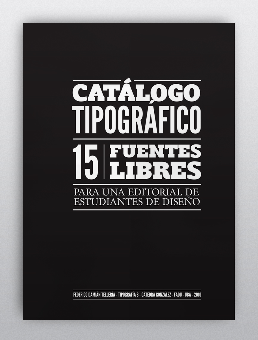 catalogo fuentes tipografias free libres