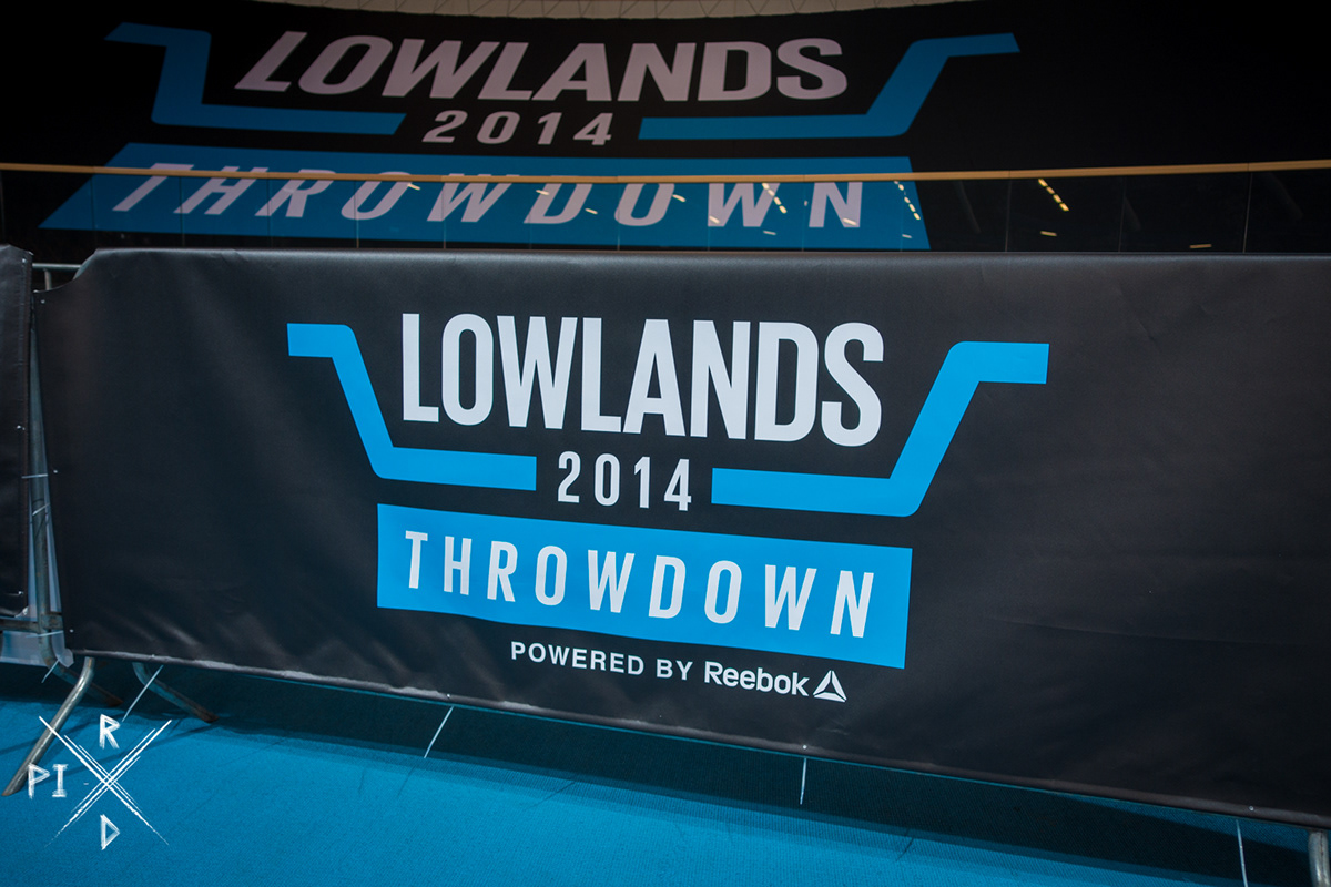Lowlands brochure logo identity Crossfit cf that feeling #thatfeeling Omnisport throwdown fitness Competition visual