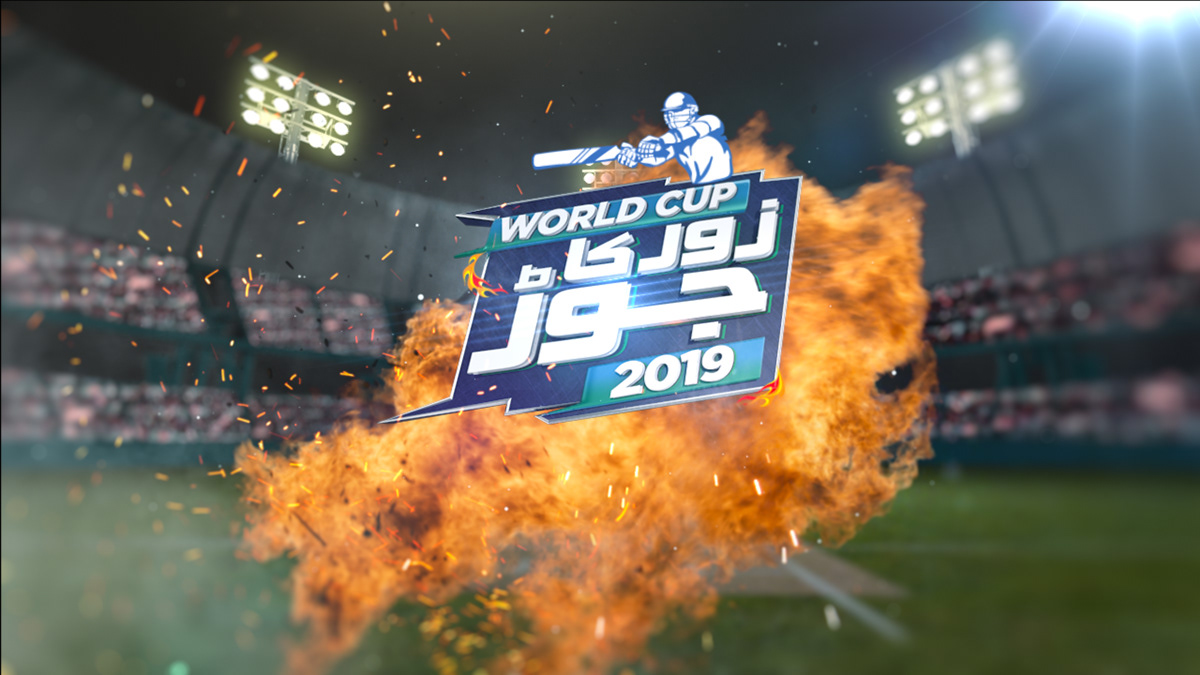 WorldCup Cricket 2019 cinema4d animation  branding  sports