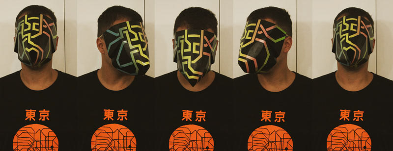 masks paper tokyo subway Creativity