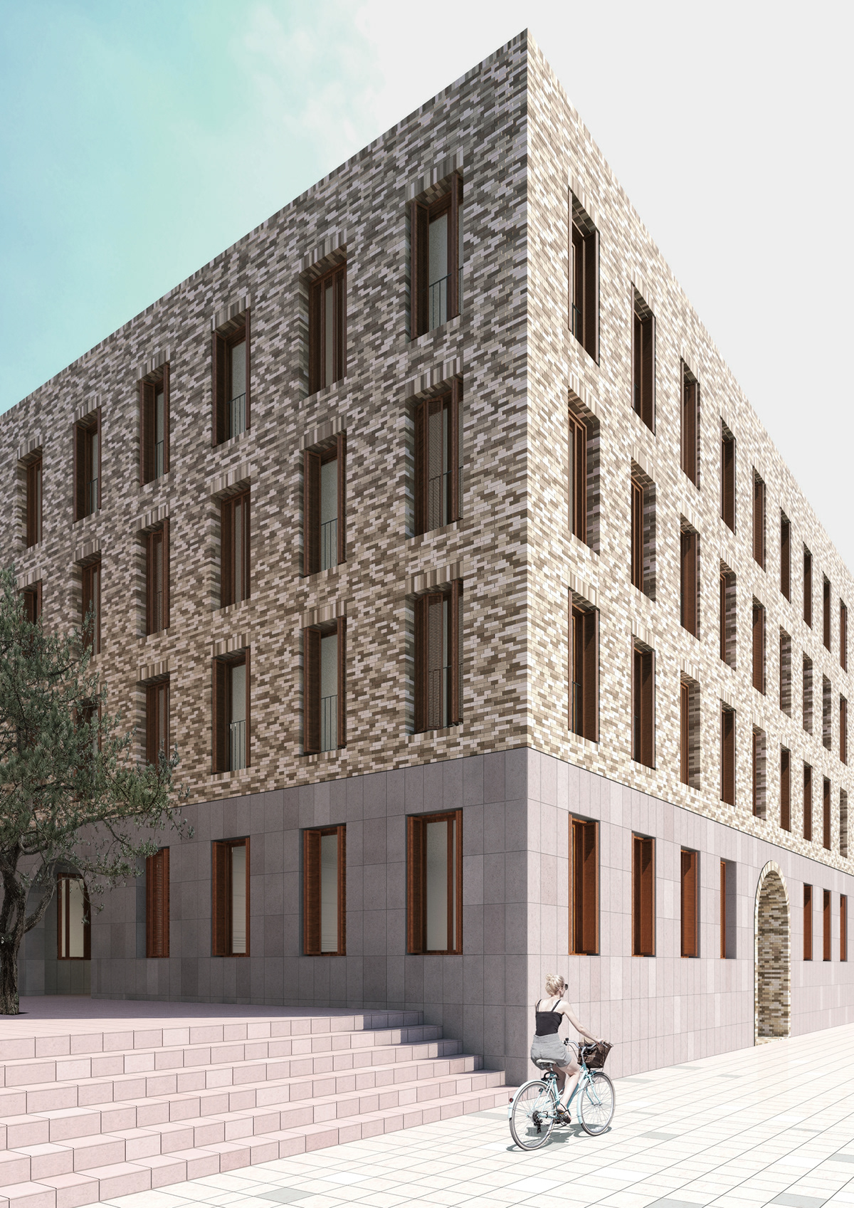 architecture Spatial Design cityscape Urban taranto puglia italy brick model Masterplan block Taranto