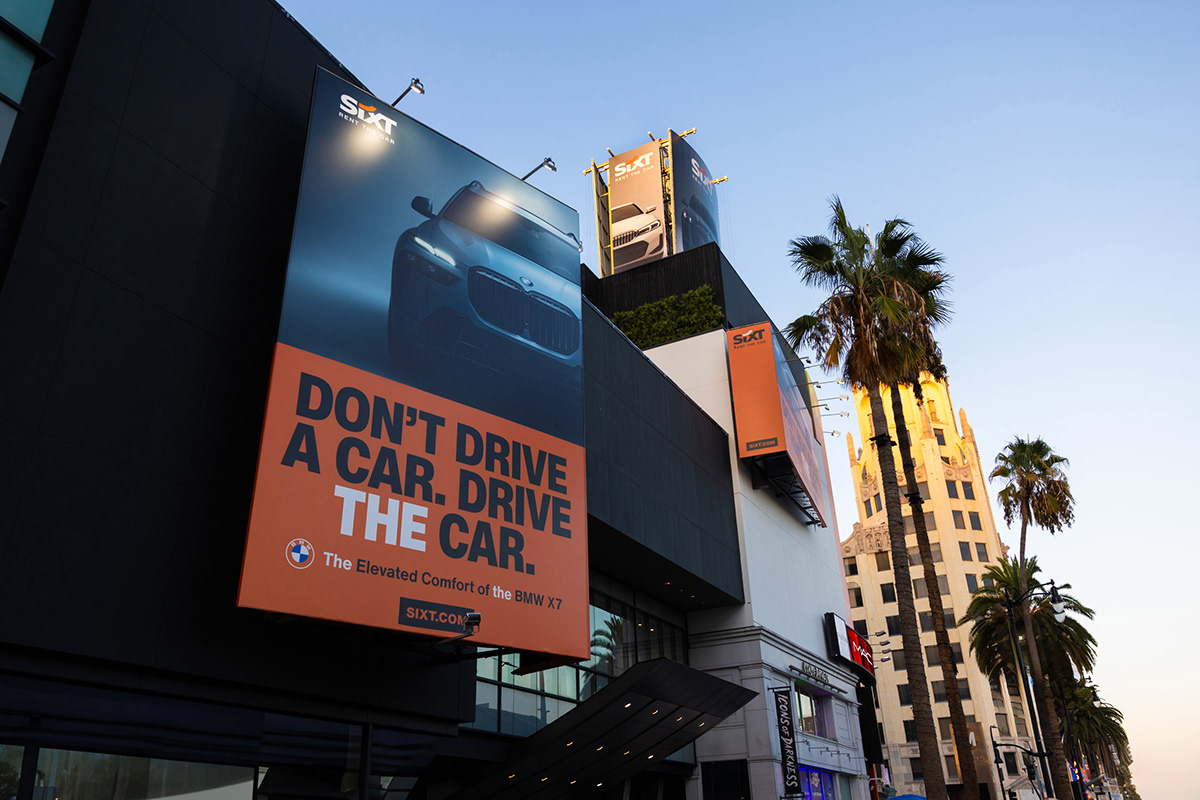 automotive   transportation car photography campaign sixt Studio Photography Advertising  billboard ads rental cars